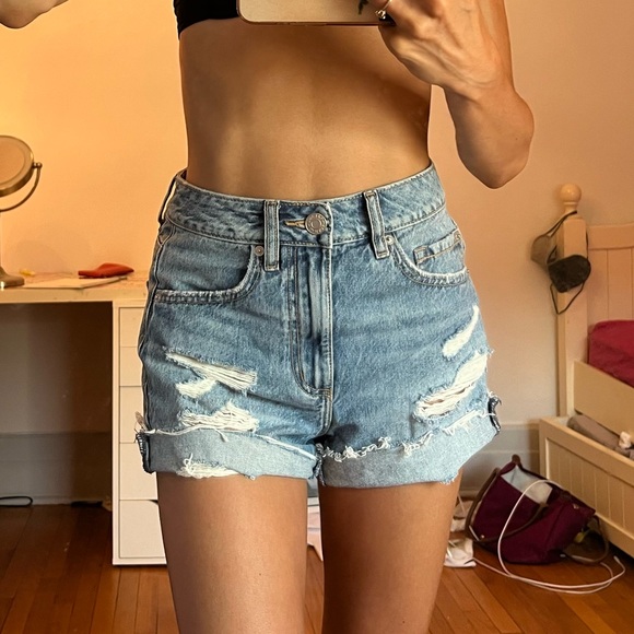 GARAGE jean shorts 🩵 size XS - Picture 1 of 2